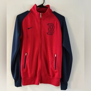 Nike Women's Jacket in Red and Navy "Boston Red Sox"